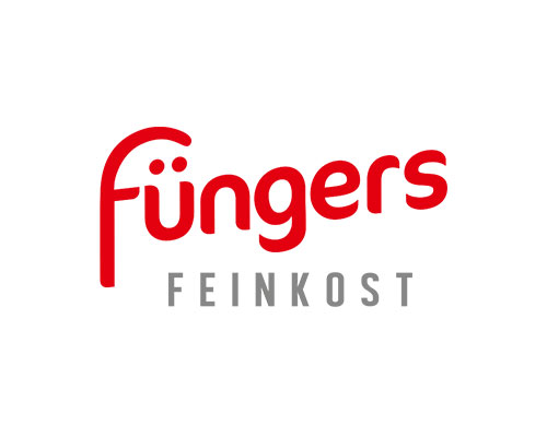 Logo for Fingers Feinkost: red stylized 'fingers' wordmark with light gray 'FEINKOST' beneath.