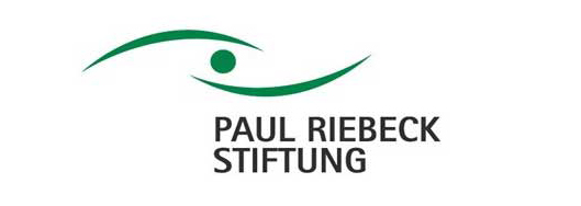 Paul Riebeck Stiftung logo featuring a green abstract arc and dot above the foundation's name.