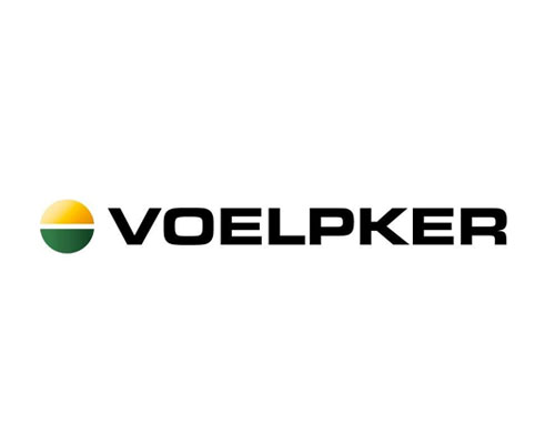 VOELPKER logo: circular yellow sun above green field, followed by bold black VOELPKER text